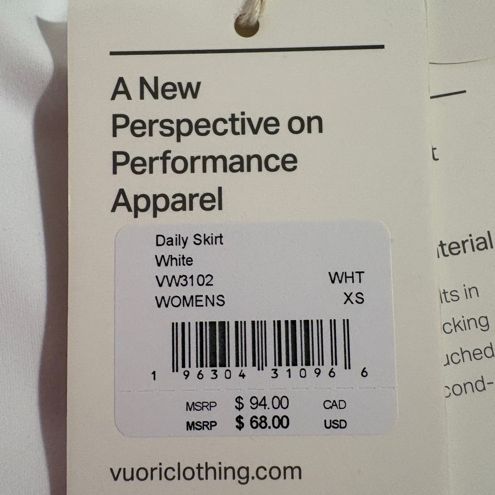 Vuori Daily Skirt - NWT - Picture 6 of 7